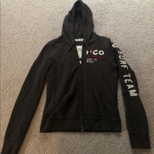 Hollister zip up hoody
